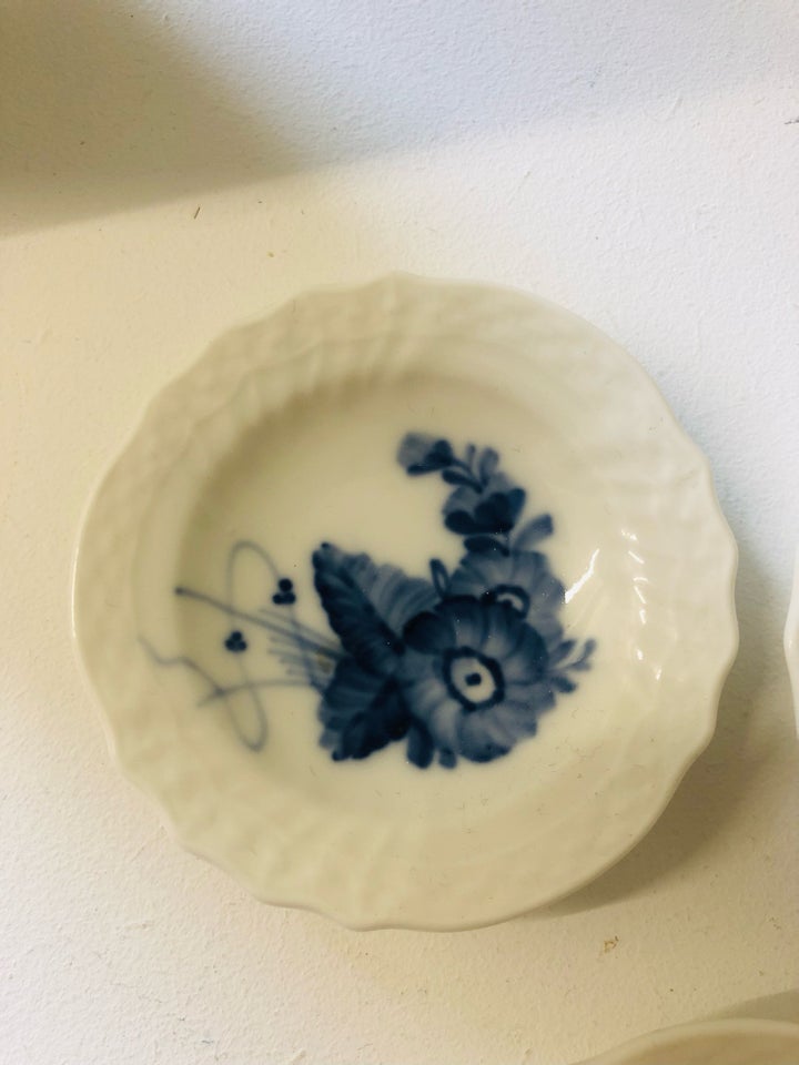 Porcelæn Blå Blomst svejfet