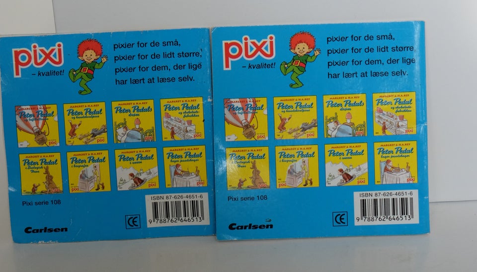 3 Peter Pedal bøger Pixi genre: