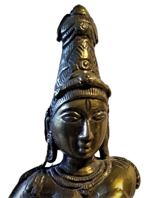 Orientalsk messingfigur