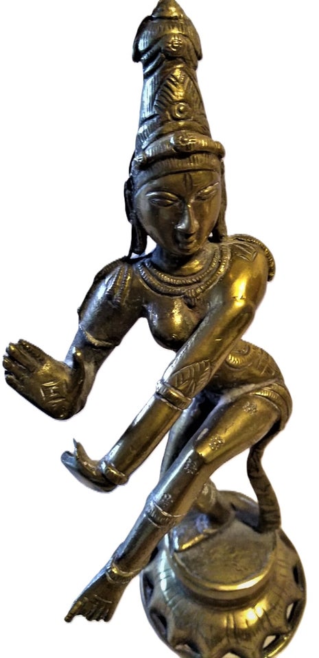 Orientalsk messingfigur