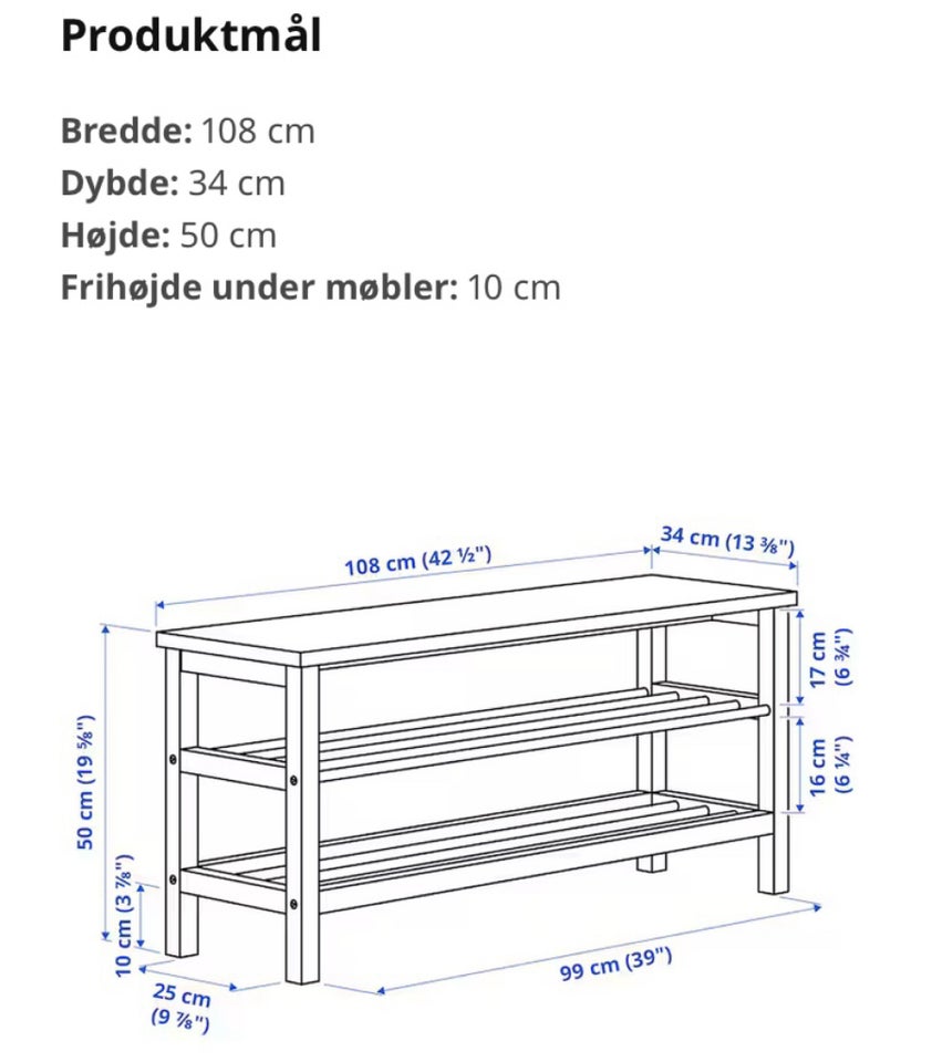 Skohylde, Ikea