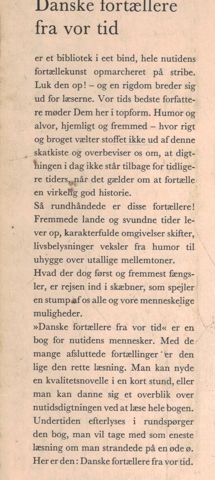 Danske fortællere fra vor tid. 27