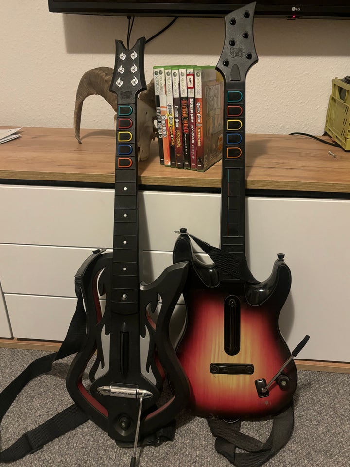 2x guitar + 7 spil , Xbox 360