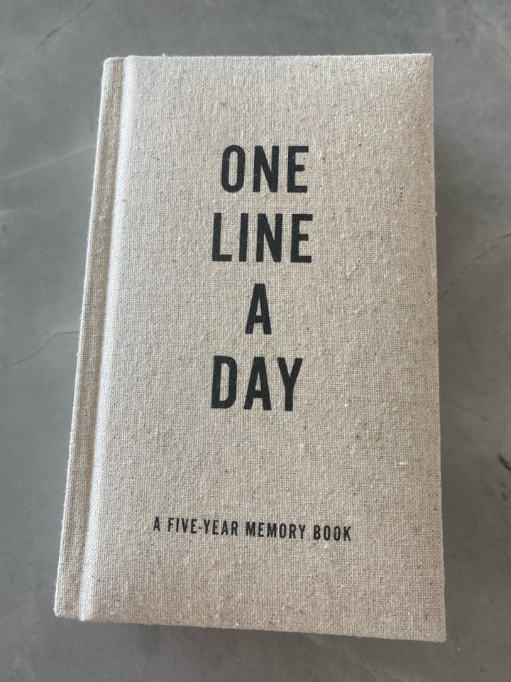 One Line a day bog dagbog anden bog