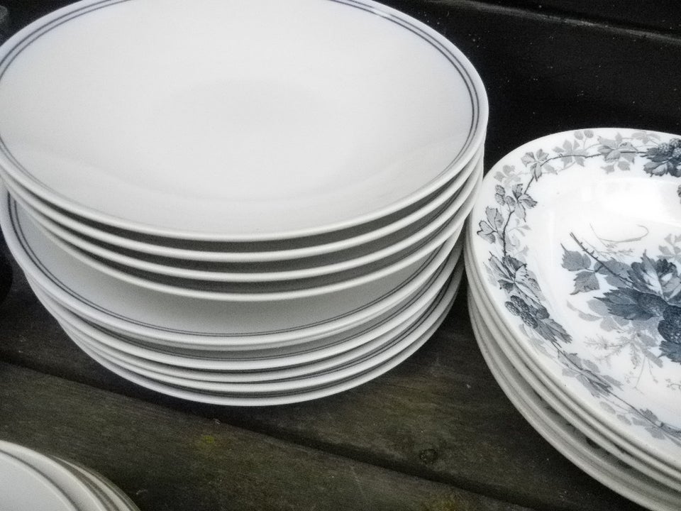 Porcelæn RETRO - tallerkener