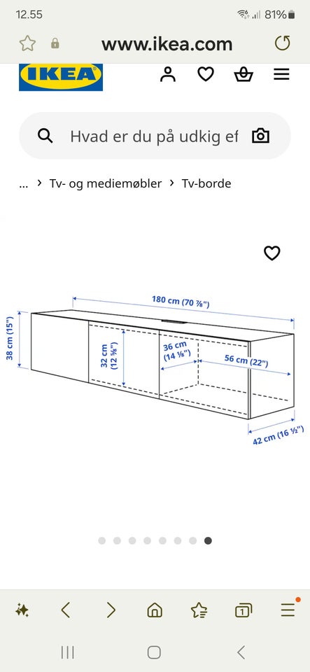 Tv-bænk