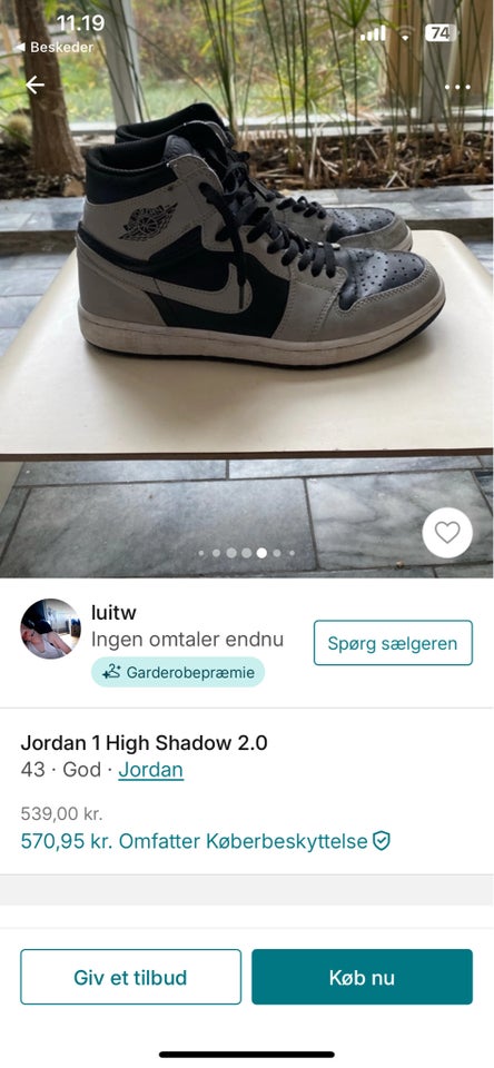 Sneakers, Jordan 1 High 2.0 , str. 43