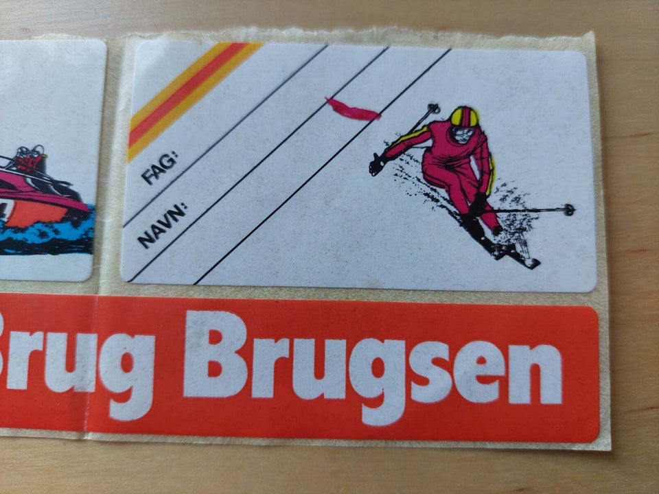 Klistermærker, Brugsen