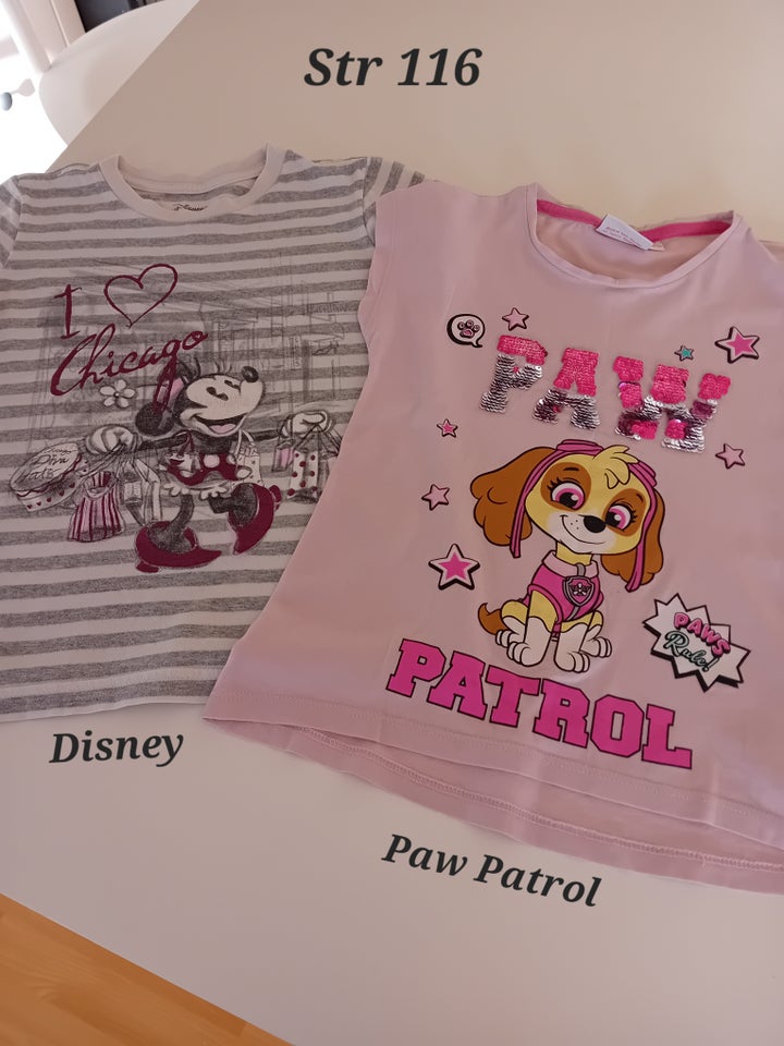 Bluse, /T-shirt, Disney og Paw