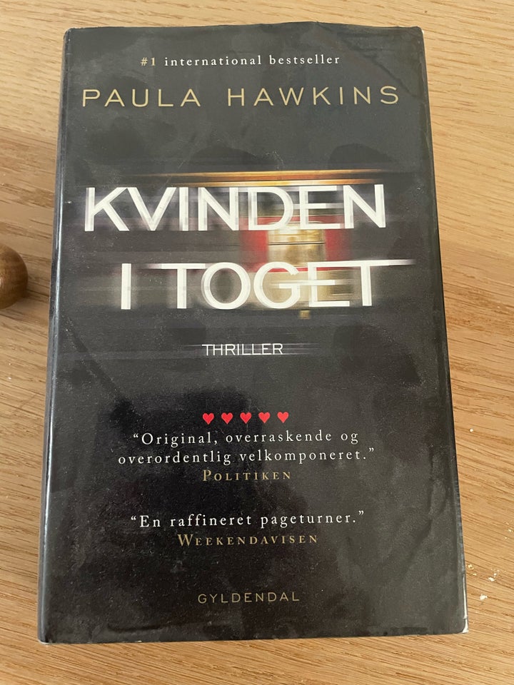 Bøger, Paula Hawkins, genre: krimi