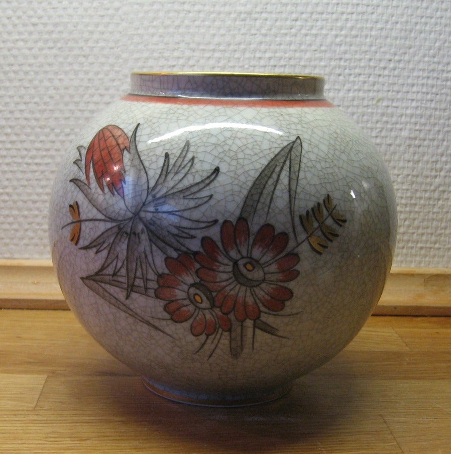 Porcelæn, Krakelé vase, Lyngby