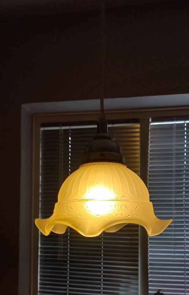 Pendel Retro Glas loftlampe