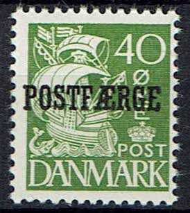 Danmark, postfrisk, postfærge