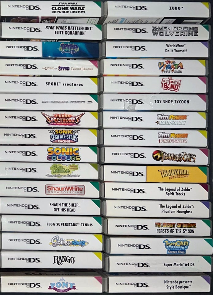 PART 3 NINTENDO DS + 3DS SPIL 