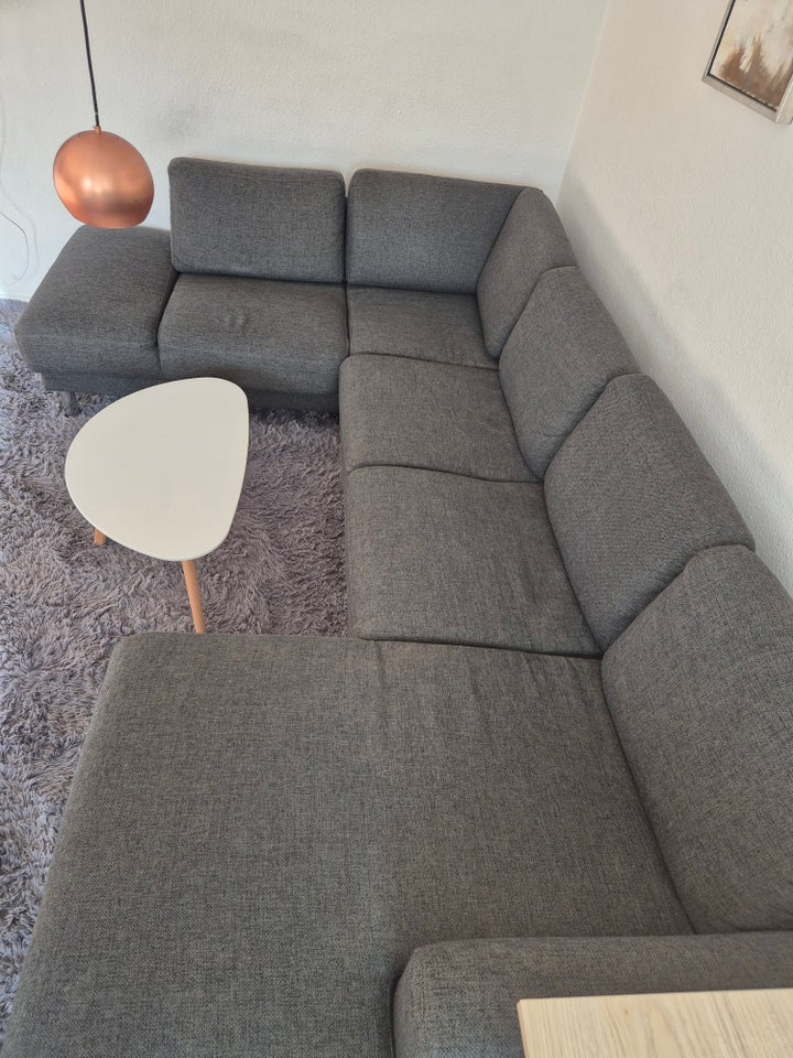 Sofa, stof, 5 pers.