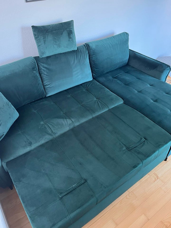 Sovesofa velour 3 pers