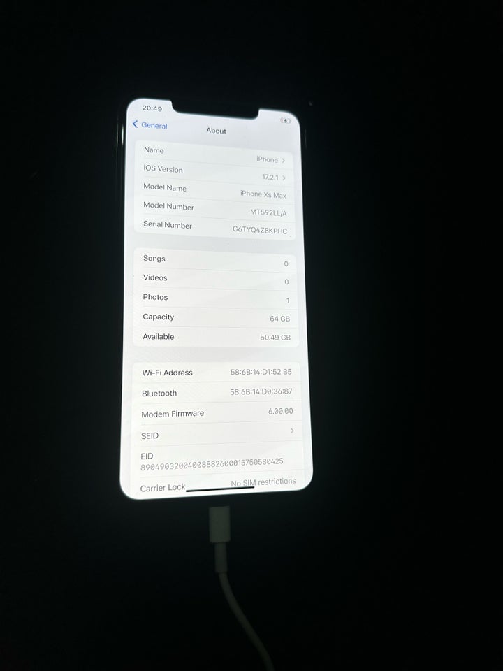 iPhone XS Max, 64 GB, Perfekt