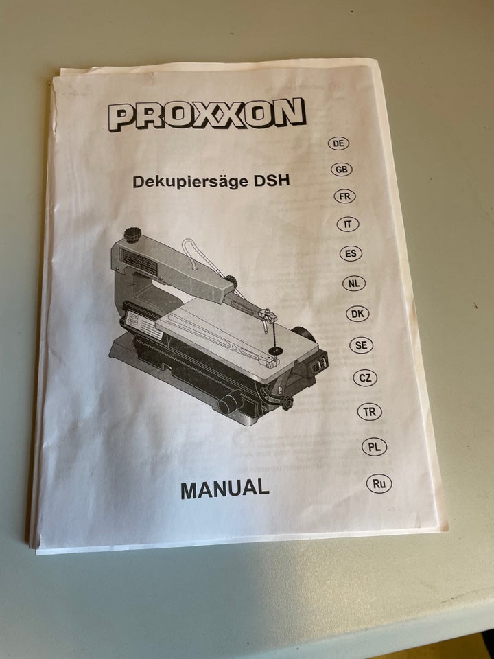 Dekupørsav, Proxxon DSH 205/145