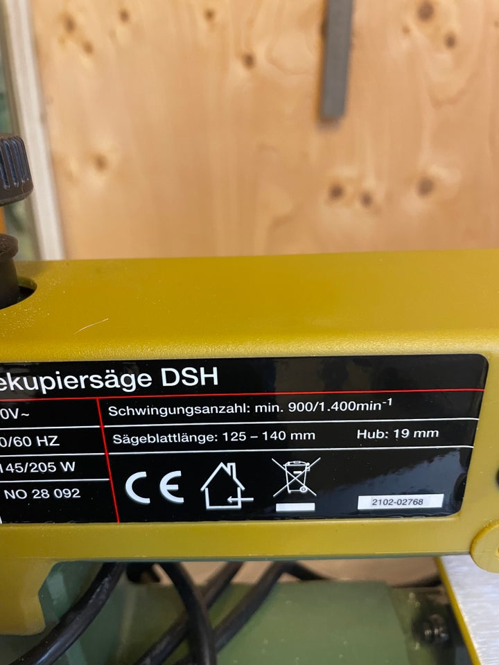 Dekupørsav, Proxxon DSH 205/145