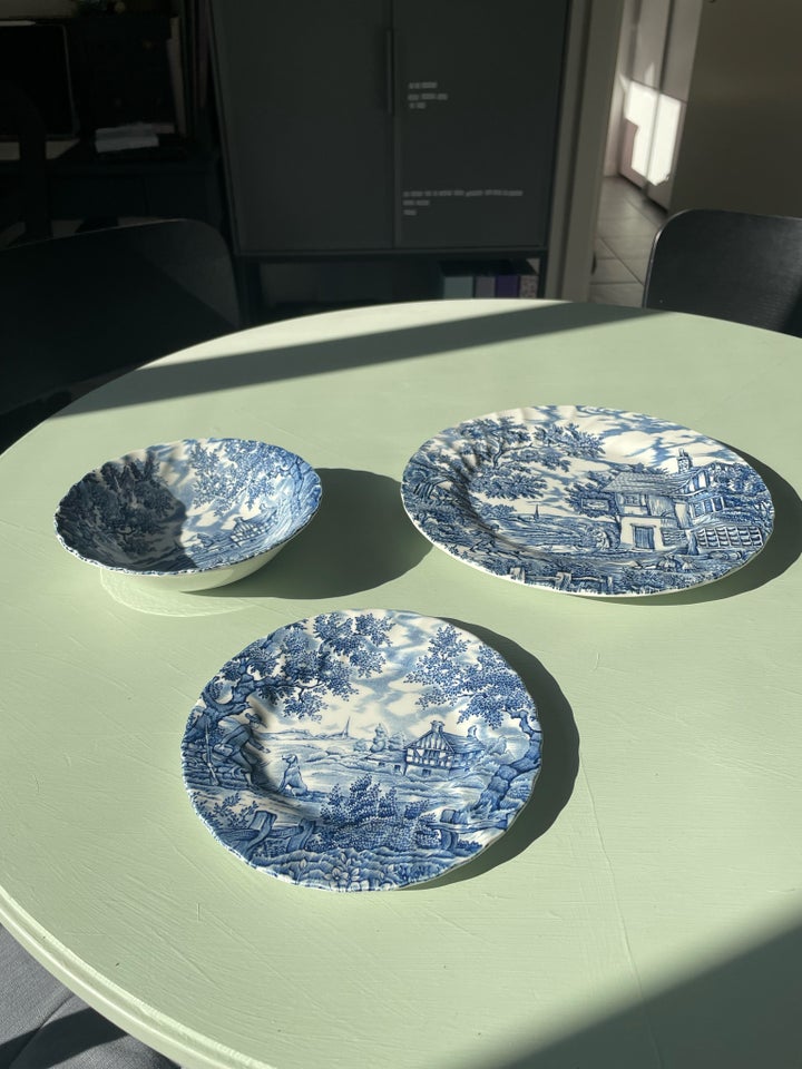 Tallerken og skål Porcelæn 1960