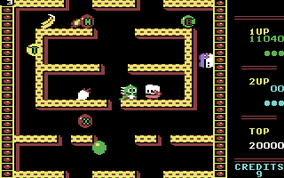 BUBBLE BOBBLE, Commodore 64  C128