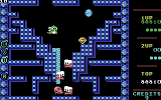 BUBBLE BOBBLE, Commodore 64  C128