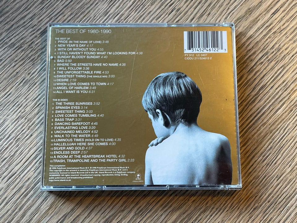 U2: Best Of 1980-1990 (2CD), rock