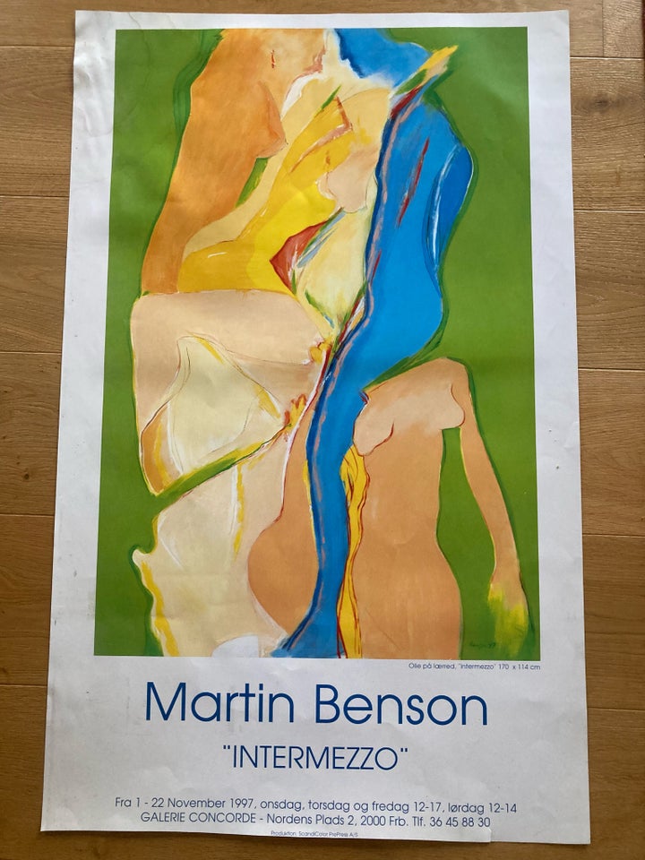 Plakat Martin Benson motiv:
