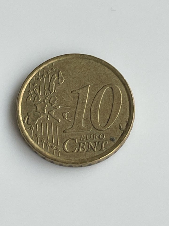 Euro, mønter, 10 euro cent