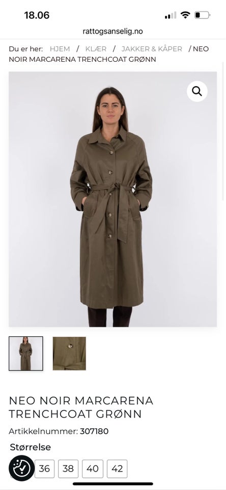 Trenchcoat str 42 Neo Noir