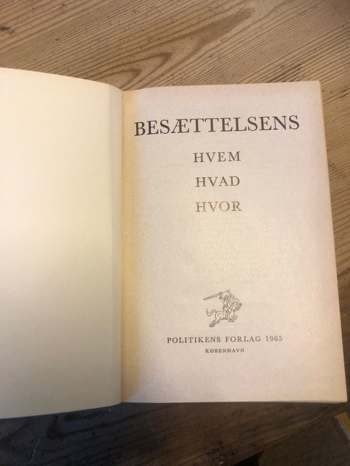 Besættelsens hvem hvad hvor,