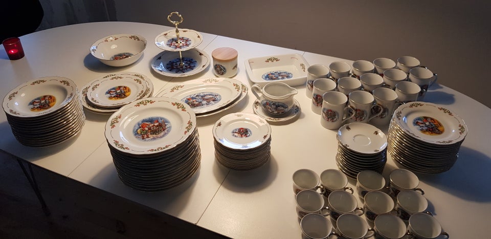 Porcelæn, Ju9lestel,