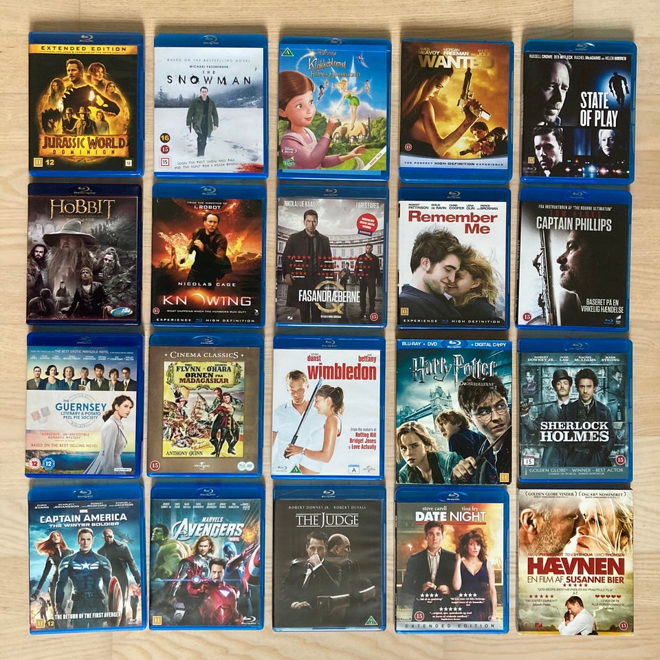 Diverse Film Sælges, Blu-ray,