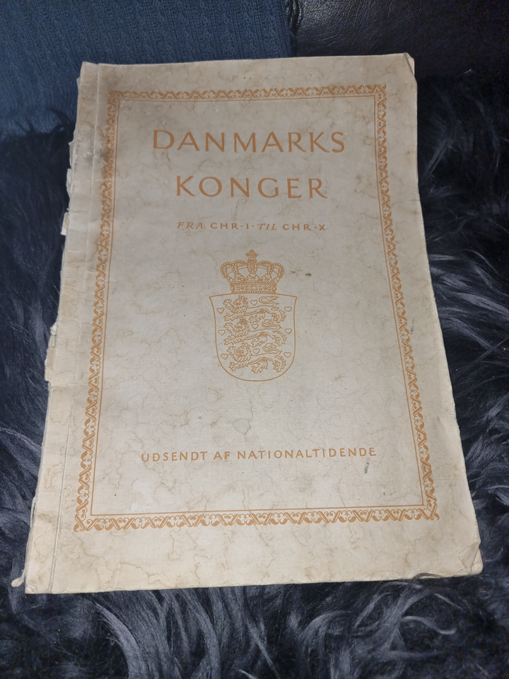 Danmarks konger fra chr. 1 til chr X,