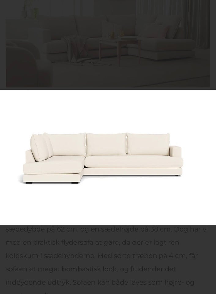 Sofa, andet materiale, 4 pers.