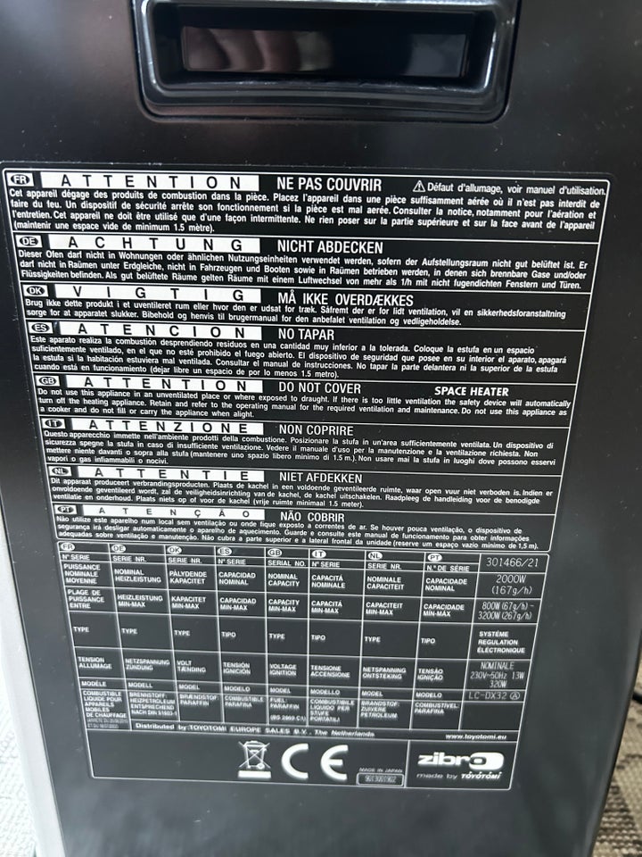 Petroleumsovn, Zibro LC DX32