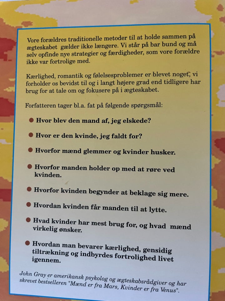 Kærlig og samliv mfl, Harville