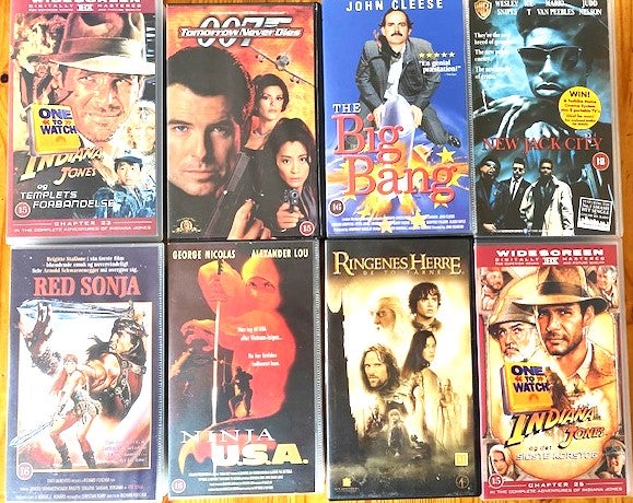 Action, mm. diverse VHS