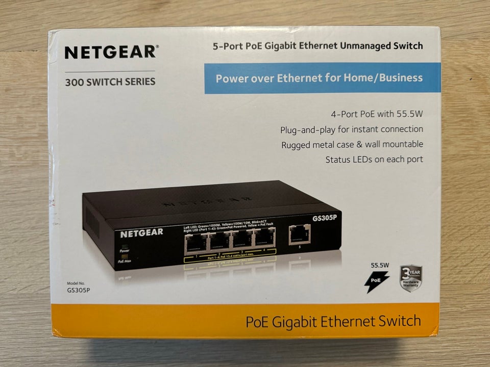 Switch Netgear GS305P-100PES