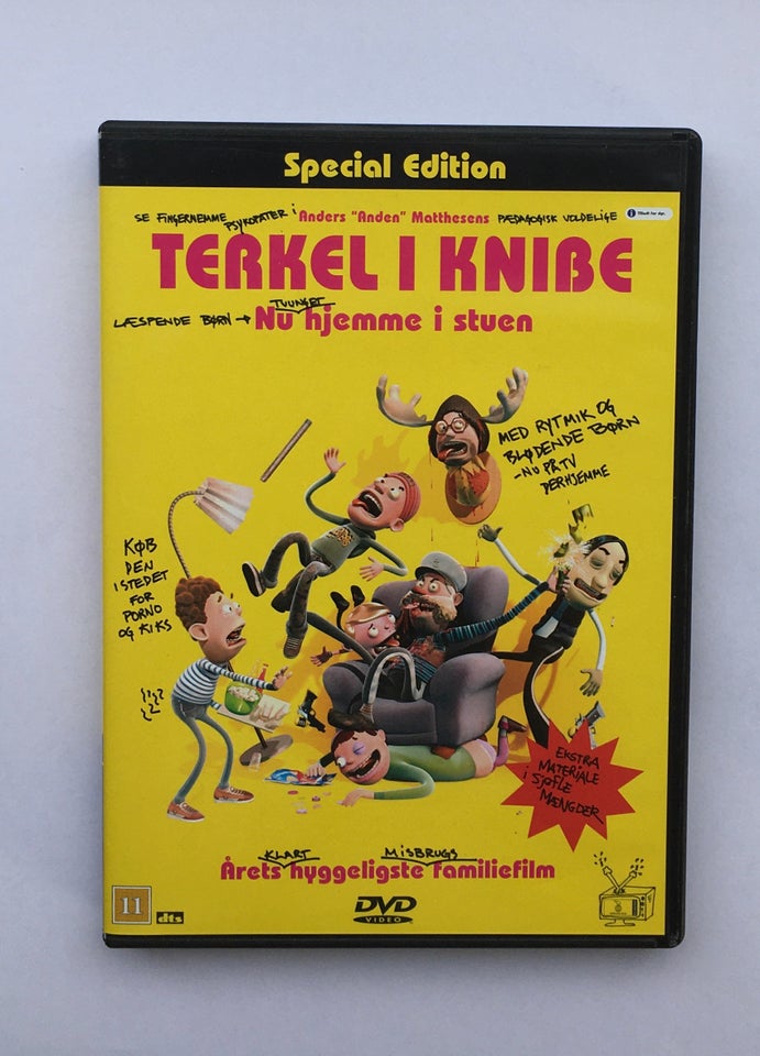 Terkel i Knibe, DVD, animation