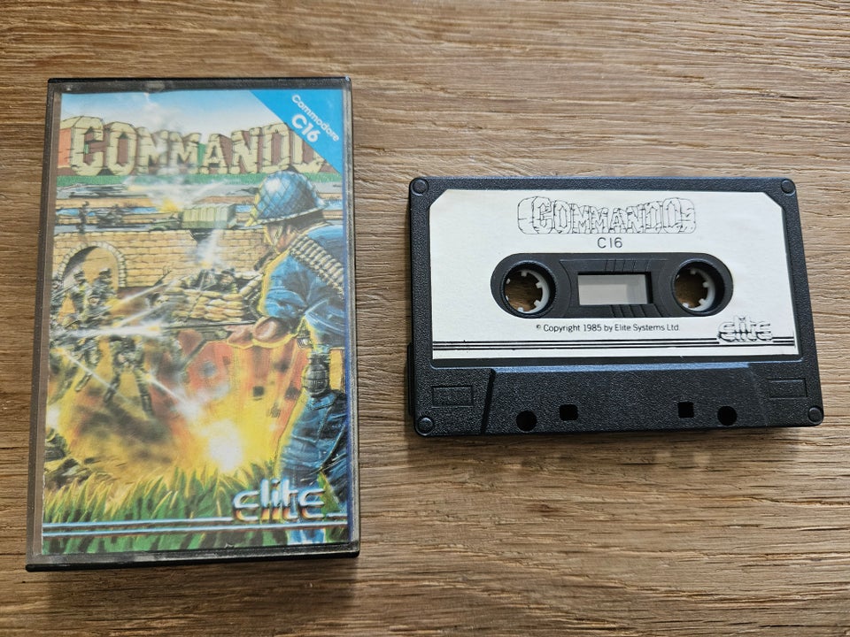 COMMANDO  Commodore 16  PLUS/4