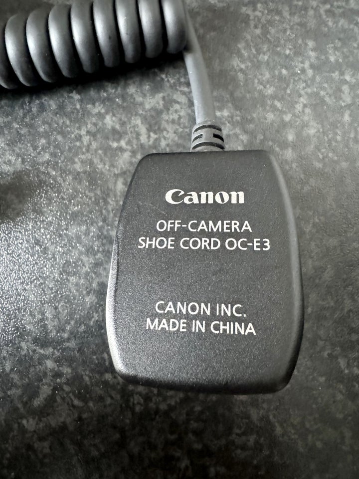 Canon TTL Cable OC-E3 til flash,