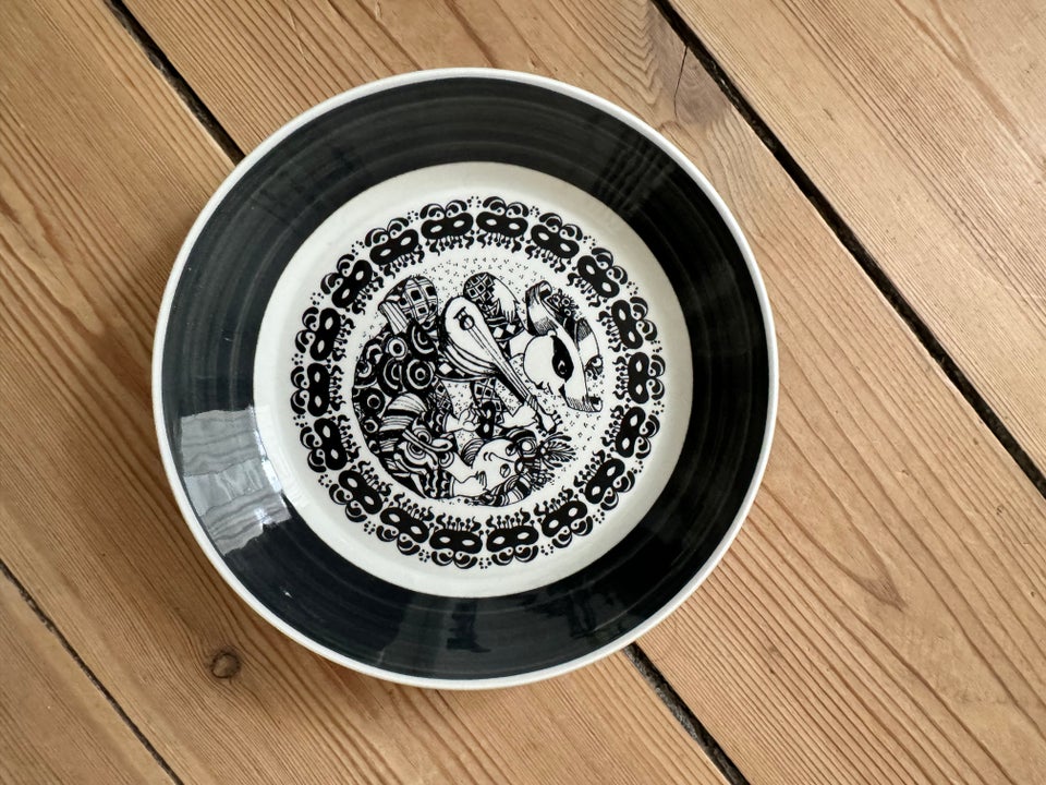 Porcelæn Lille dyb tallerken 