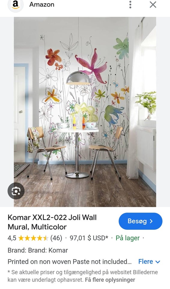 Foto tape, Komar, motiv: Blomster