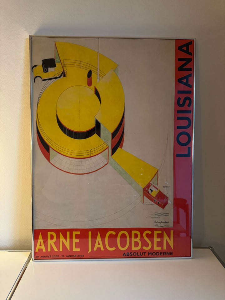 Plakat med ramme, Arne Jacobsen ,