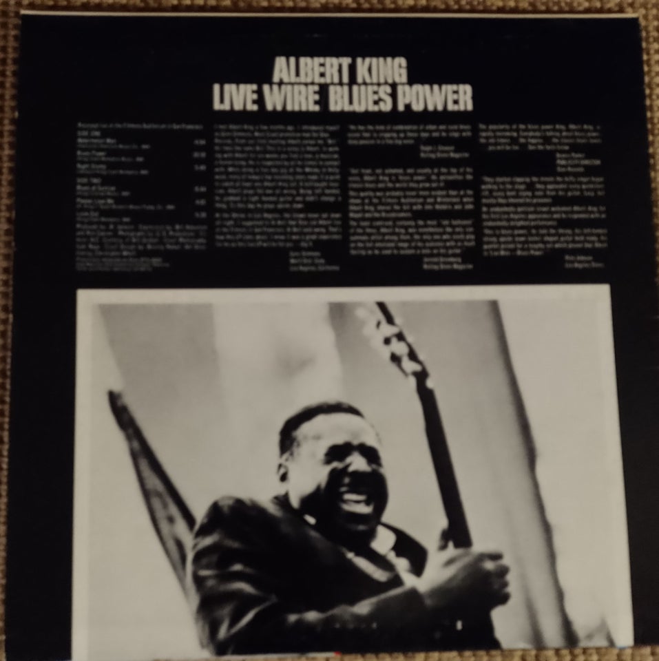 LP, Albert King, Live Wire Blues