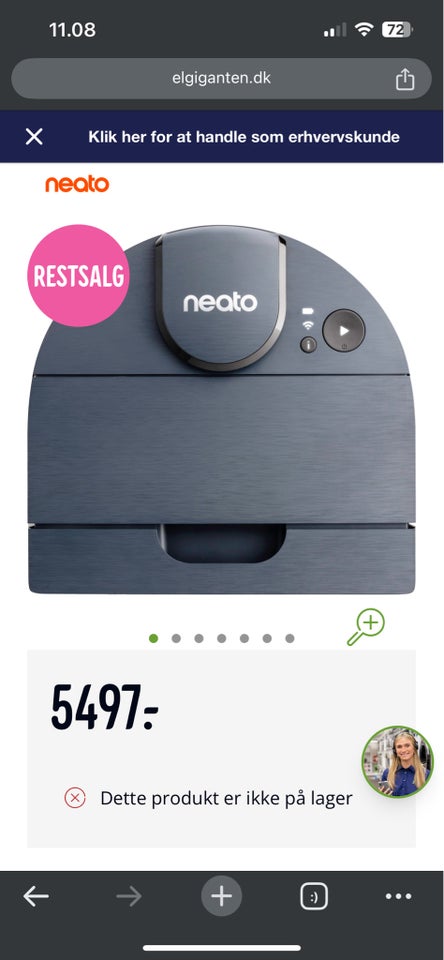 Robotstøvsuger, Neato D8