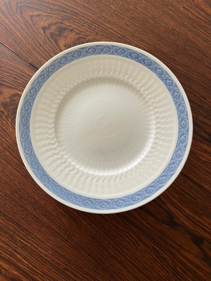 Porcelæn Blå Vifte Frokost