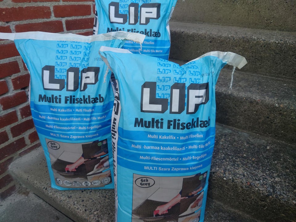 LIP Multi Fliseklæb Grå 20 kg