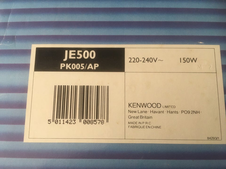 Saftcentrifuge Kenwood JE500